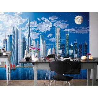 Brewster Home Fashions Ideal Decor Worlds Tallest Buildings Wall Mural