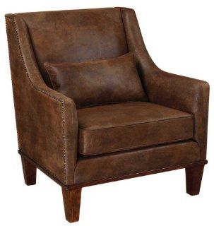 Uttermost 23030 Clay Leather Armchair
