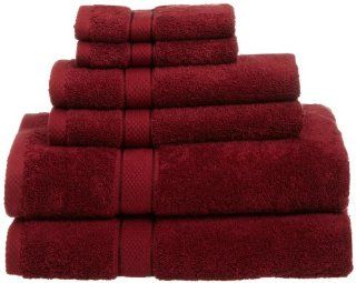 Pinzon Egyptian Cotton 725 Gram 6 Piece Towel Set, Cranberry   Bath Towel