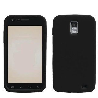 Samsung I727 Skyrocket Soft Skin Case Solid Black Skin AT&T Cell Phones & Accessories