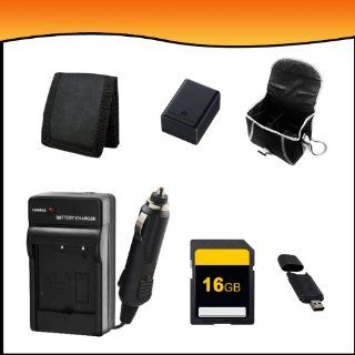 Essential Accessory Bundle Combo Kit for Canon VIXIA HF M50, HF M500, HF M52, HF R30, HF R300, HF R32 Full HD Camcorders includes (BP 727 Battery Pack, BP 727 Charger, 16GB SD Memory Card, Carrying Case, USB SD Card Reader, SD Card Wallet)  Digital Camera
