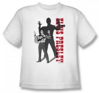 Elvis Look No Hands Youth White T Shirt ELV729 YT Clothing