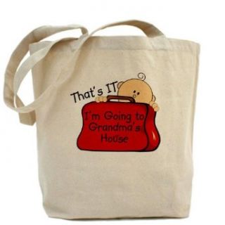 Going to Grandma's Funny Funny Tote Bag by  Clothing