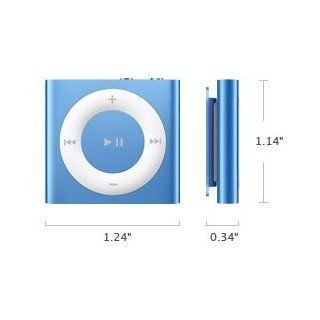 Apple iPod shuffle 4th Generation Blue 2GB PC751LL/A A1373   Players & Accessories