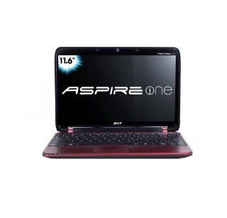 Acer Aspire One AO751h 1153 11.6 Inch Red Netbook   3+ Hour Battery Life Computers & Accessories