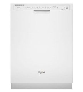 Whirlpool WDF730PAYW 24" White Built In Full Console Dishwasher   Energy Star Appliances
