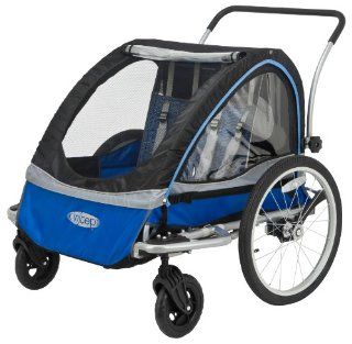 InStep Rocket 11 Bicycle Trailer, Blue/Grey  Child Carrier Bike Trailers  Sports & Outdoors