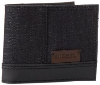 Diesel DR Side Neela Small Wallet,Dark Navy/Black,One Size Clothing