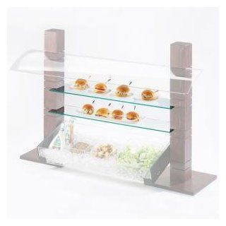 Cal Mil C732GLASS Glass Stand Shelf For 79152 32" X 7" X 1/4" C732GLASS   Kitchen Storage And Organization Products