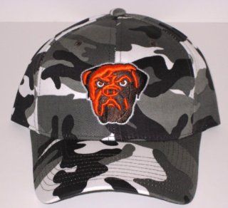 Cleveland Browns NFL Black and White Camo Hat  Sports Fan Baseball Caps  Sports & Outdoors
