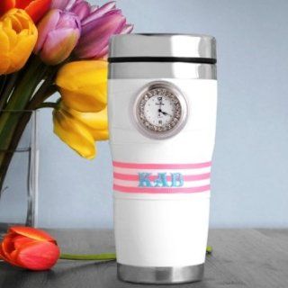 Personalized Clock Travel Coffee Mug Kitchen & Dining