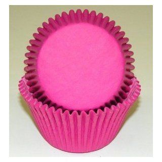 Baking Cup Large (Jumbo) Muffin Size   Solid Pink   Greaseproof / 100 pcs Kitchen & Dining