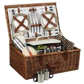 Picnic at Ascot Dorset Basket for 4 with Coffee Service, London Kitchen & Dining