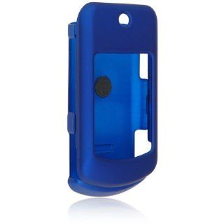 Motorola W755 Premium BLUE Rubber Case Cell Phones & Accessories
