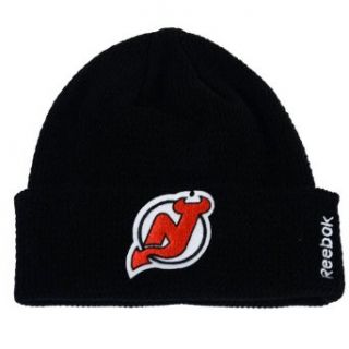 New Jersey Devils 2013 2014 Player Cuffed Knit Hat By Reebok Clothing