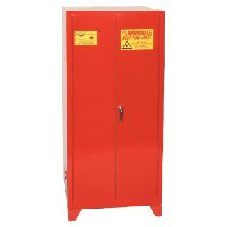 Eagle PI 62LEGS Safety Cabinet for Paint & Ink, 2 Door Manual Close, 96 gallon, 69"Height, 31 1/4"Width, 31 1/4"Depth, Steel, Red Hazardous Storage Cabinets