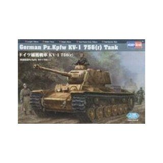 German Tank Hobby Boss 1/48 German Pz.kpfw Kv 1 756(r) Tank Toys & Games