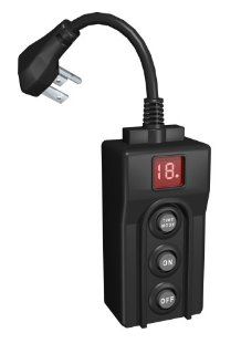 Stanley 38468 TimerMax XT Extreme Temperature Outdoor Digital Timer, Black   Plug In Timer Switches  