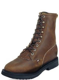 Justin Workboot Double Comfort 8" Lace R 760 Shoes