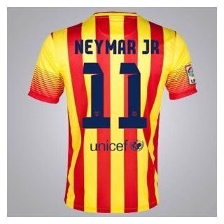2013 14 Neymar Jr #11 Barcelona Away Jersey. Size Men (Medium) 