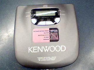 Kenwood Corporation April 1996 AEM Kenwood Portable CD Player DPC 761 1 Bit Dual D/A Converter Dynamic Shock Proof CD Player (Dark Silver/Back Version)  Personal Cd Players   Players & Accessories