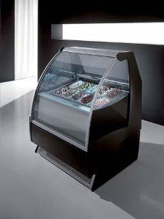 ITALIANA Gelato Ice Cream Showcase Display Freezer /Gelato Machine G10 (5 Liter Pan / 7 Flavors) Appliances