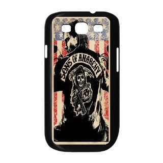 Sons Of Anarchy movies tv Black Designer Hard Shell Case Cover Protector for Samsung Galaxy S3 i9300 SIII Cell Phones & Accessories