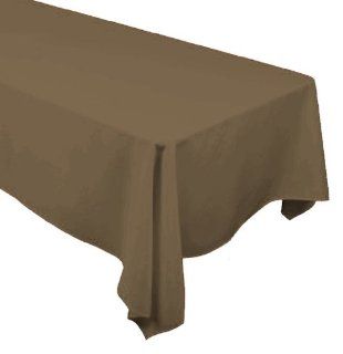 A 1 Tablecloth Company Square 90 Inch by 90 Inch Polyester Table Cloth, Khaki (Case of 10) Kitchen & Dining
