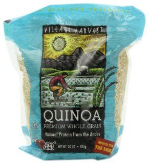 Village Harvest Premium Whole Grain Quinoa, 30 Ounce (Pack of 6)  Prepared Vegetable Dishes  Grocery & Gourmet Food