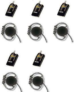 Simultalk 24G Wireless System for Referees, Coaches and Sports Teams   Five (5) Loop Headsets Musical Instruments