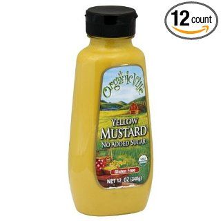 OrganicVille Yellow Mustard, 12 Ounce    12 per case.