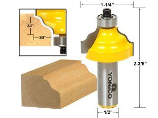 Wavy Edge Molding Router Bit   1/2" Shank   Yonico 13125   Edge Treatment And Grooving Router Bits  