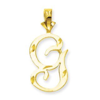 10k Initial G Charm Jewelry