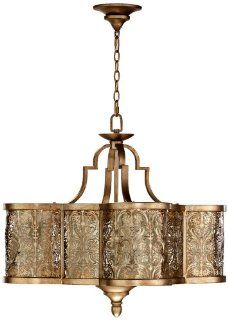 Quorum 8297 6 18   Pendant   6 Light   Vintage Pewter Finish   French Damask Collection   Ceiling Pendant Fixtures