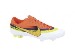 Nike CR Youth Mercurial Vapor IX Soccer Cleats (White/Loyal Blue/Total Crimson/Volt) Soccer Shoes Shoes