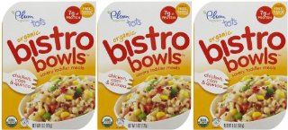 Plum Organics Tots Bistro Bowls Chicken Corn & Quinoa   3 pk.  Baby Food  Grocery & Gourmet Food