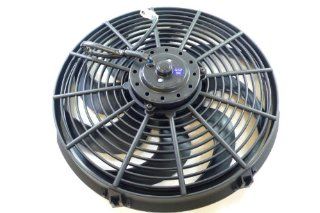 Racer Performance 14" High Performance Electric Radiator Cooling Fan   Curved Blade Automotive