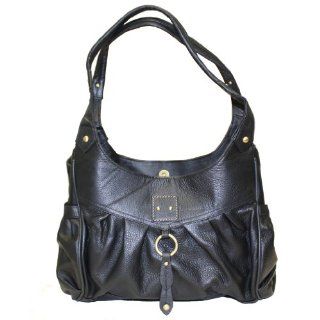 Concealed Carry Handbag   CCW Locking Gun Bag Purse   Genuine Leather   Black  Gun Purses And Handbags  Sports & Outdoors
