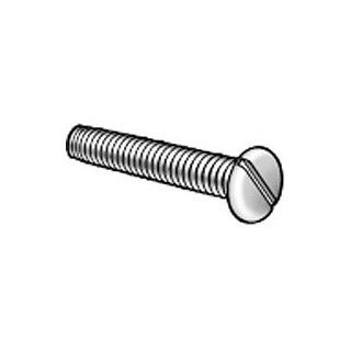 #6 32x3/4 Machine Screw Slotted Pan Hd UNC Steel / Zinc Plated, Pack of 4500 Ships FREE in USA