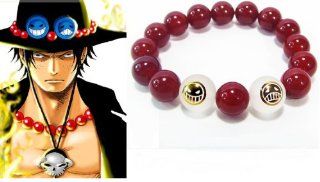 Ace agate crystal bracelet costume of high quality cosplay tool ONE PIECE port gas D Ace Fire Fist (japan import) Toys & Games