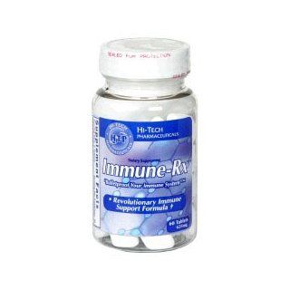 Hi Tech Pharmaceuticals Immune Rx Immune Support Formula, 625 mg, 60 Tablet  Bottle Health & Personal Care