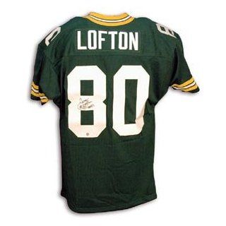 James Lofton Signed Green Bay Packers Throwback Jersey Sports Collectibles