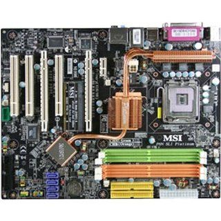 MSI P6N SLI Platinum LGA 775 NVIDIA nForce 650i SLI ATX Intel Motherboard   Retail Electronics