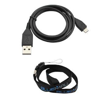 BIRUGEAR Micro USB Sync & Charge Data Cable for HTC One, One SV, Desire C, DROID DNA, Windows Phone 8S with *Strap Lanyard* Cell Phones & Accessories