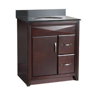 Foremost CALA3021DR Cavett 30 Inch Bath Vanity with Right Side Drawers   Vanity Sinks  