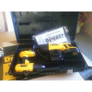 DEWALT DC759CA 18 Volt Compact Drill/Reciprocating Saw Combo Kit   Power Tool Combo Packs  