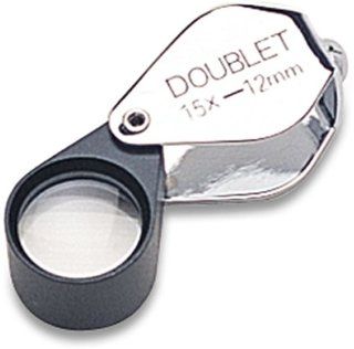 Doublet Loupe 15x 12mm Chrome/black   ELP 760.15