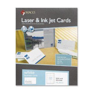 Maco Laser & Inkjet Business Cards  Business Card Stock 