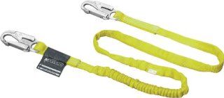 Miller by Honeywell 216WLS/7FTYL 7 Feet Manyard Shock Absorbing Web Lanyard with 2 Locking Snap Hooks, Yellow   Fall Arrest Restraint Ropes And Lanyards  