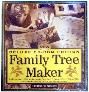 Family Tree Maker Deluxe Cd rom Edition, Banner Blue Software, 1994 Software
